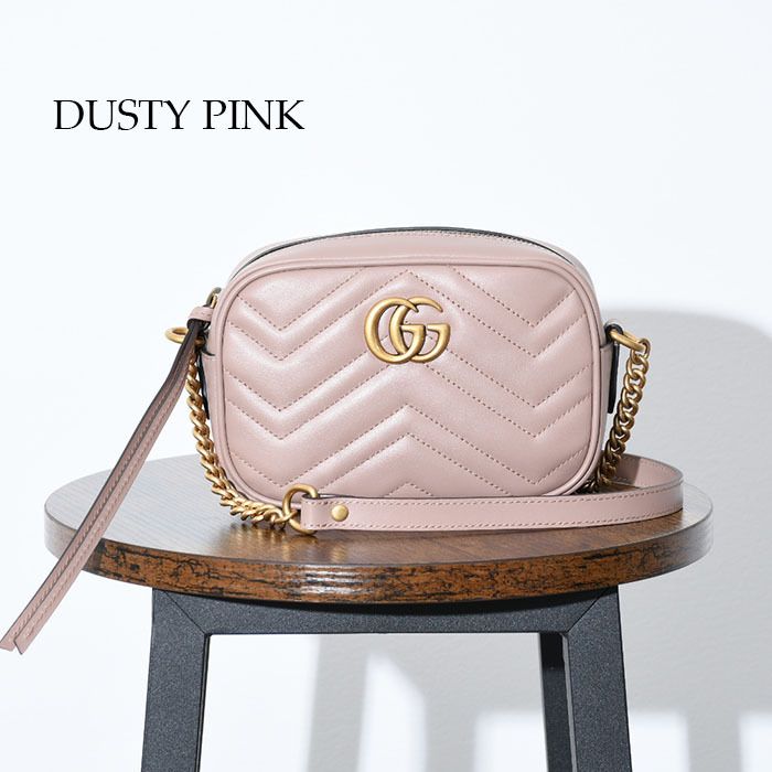 国内即発】GUCCI GGマーモント キルティングミニショルダーBAG (GUCCI ...