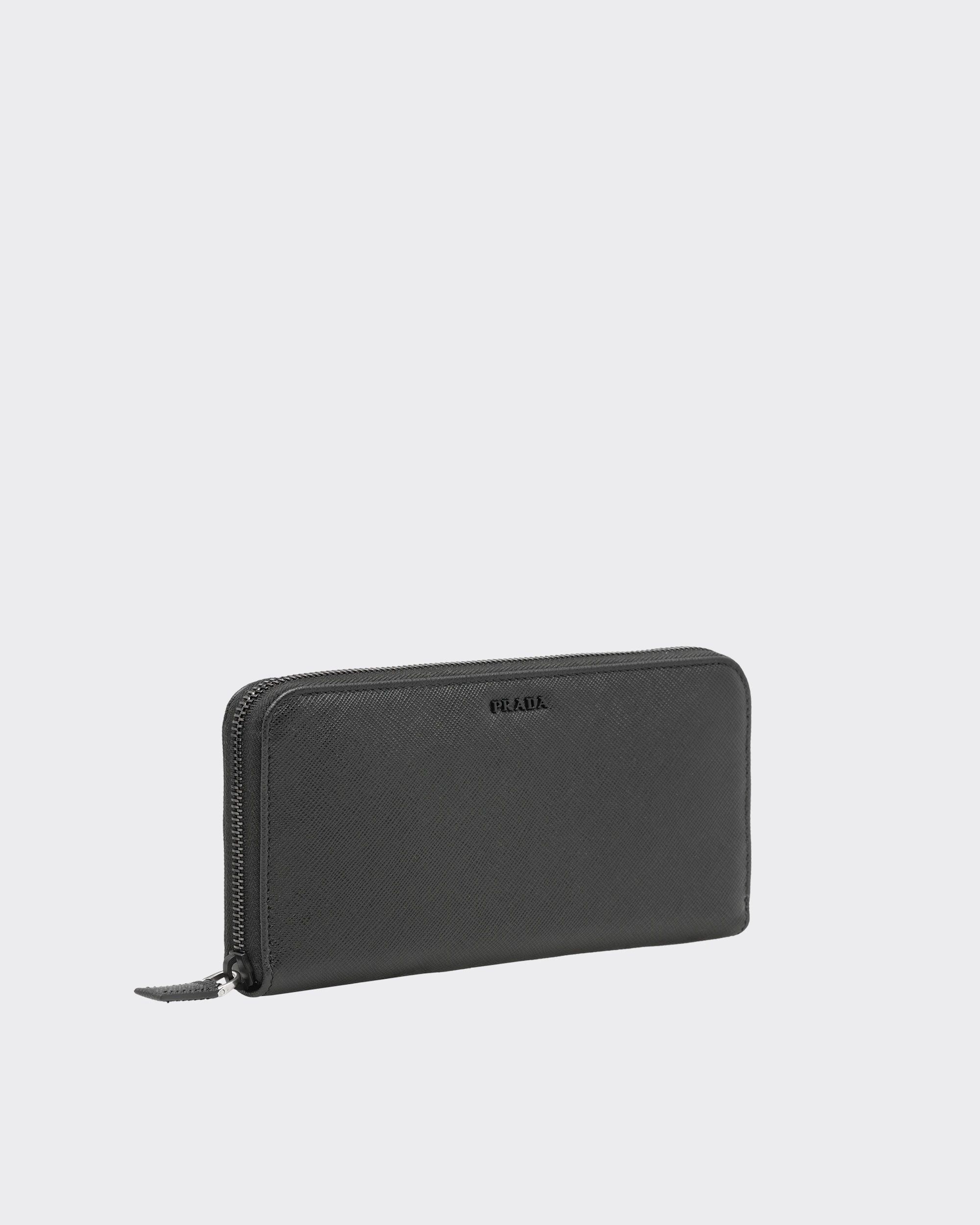 PRADA*コイン カードスロット ロゴ サフィアーノレザー 長財布 (PRADA ...