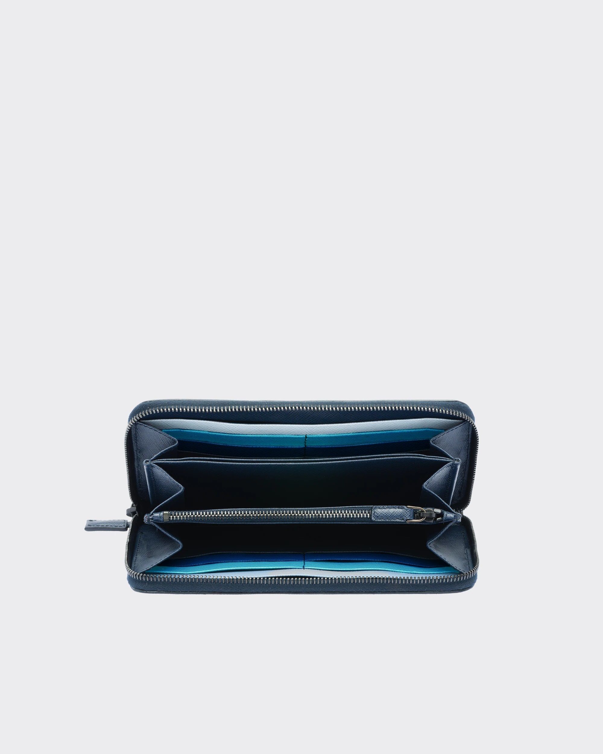 PRADA*コイン カードスロット ロゴ サフィアーノレザー 長財布 (PRADA ...