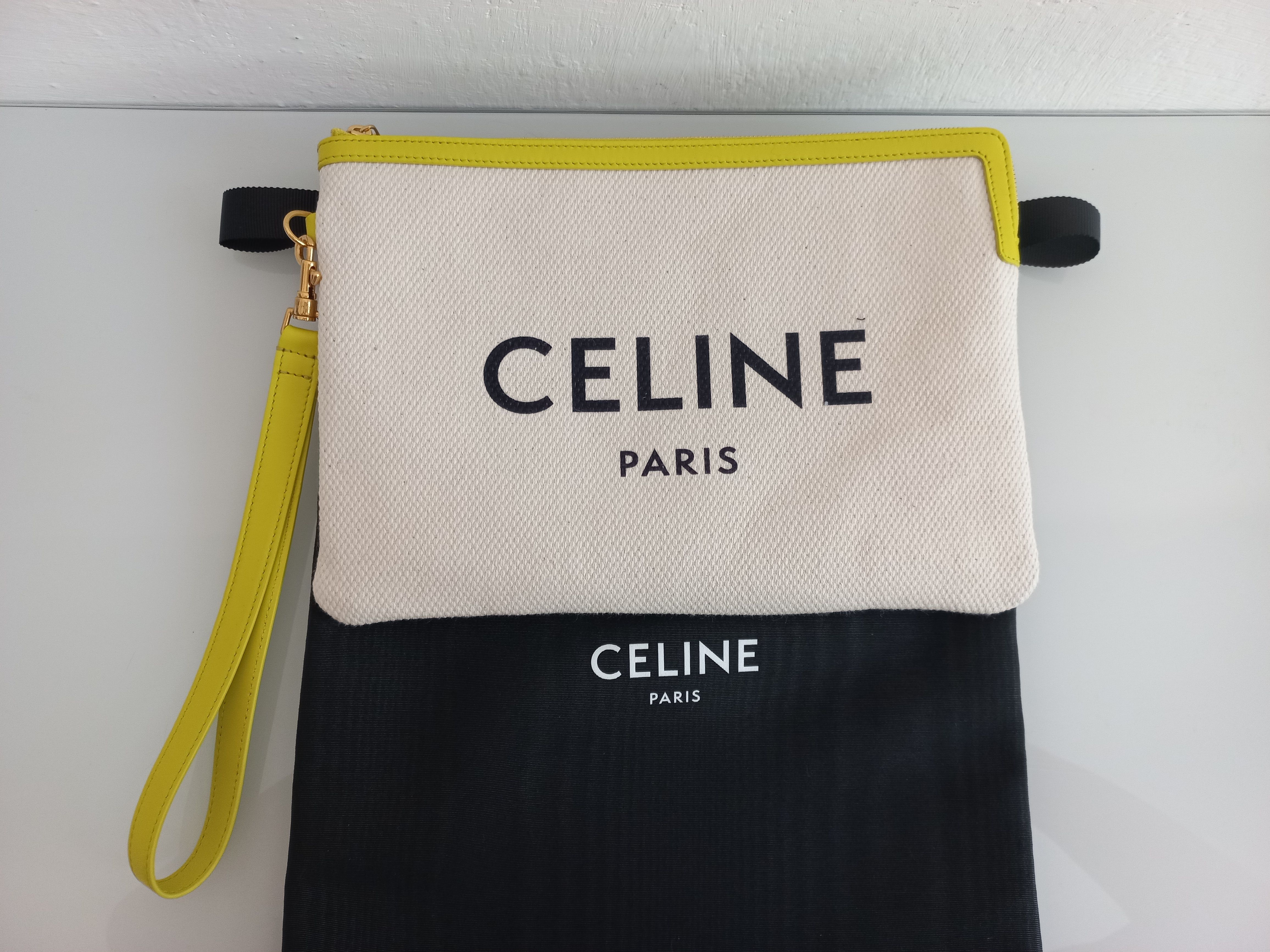 ☆CELINE☆直営店買付☆CELINEロゴSTAMPA ポーチ&クラッチBAG ☆CELINE☆直営店買付☆CELINEロゴSTAMPA ポーチ&クラッチBAG