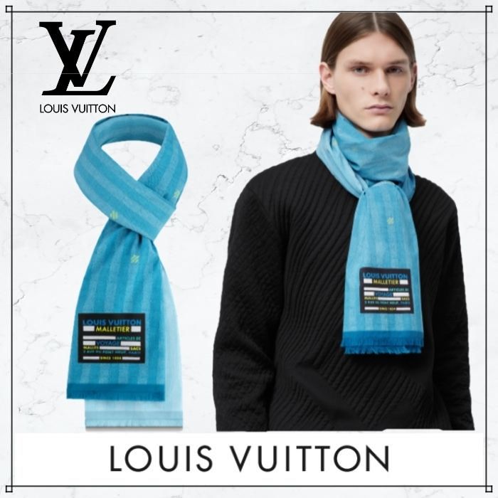 ≪国内☆≫ルイヴィトン メンズダミエ ストライプス ストール (Louis