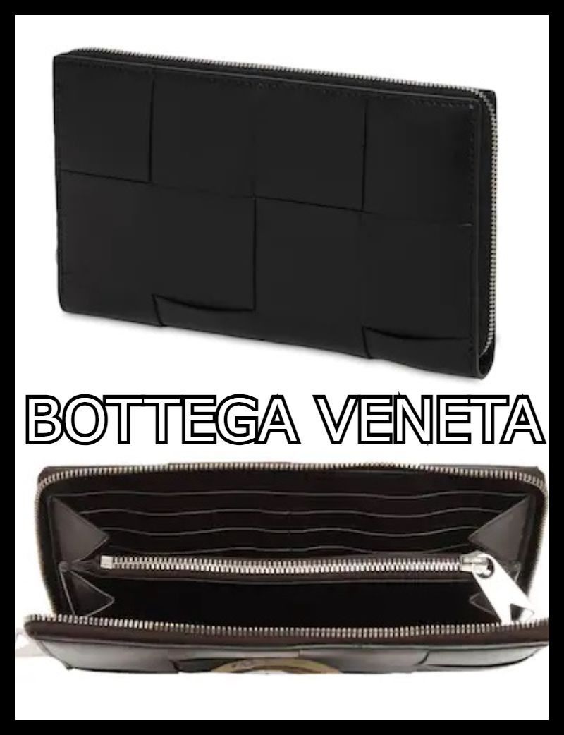 BOTTEGA VENETA【関税負担なし】☆カーフレザー 長財布☆ (BOTTEGA