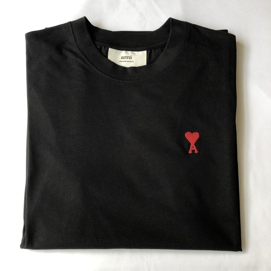 関税込】 AMI DE COEUR コットンジャージー Tシャツ (AMI PARIS/T ...