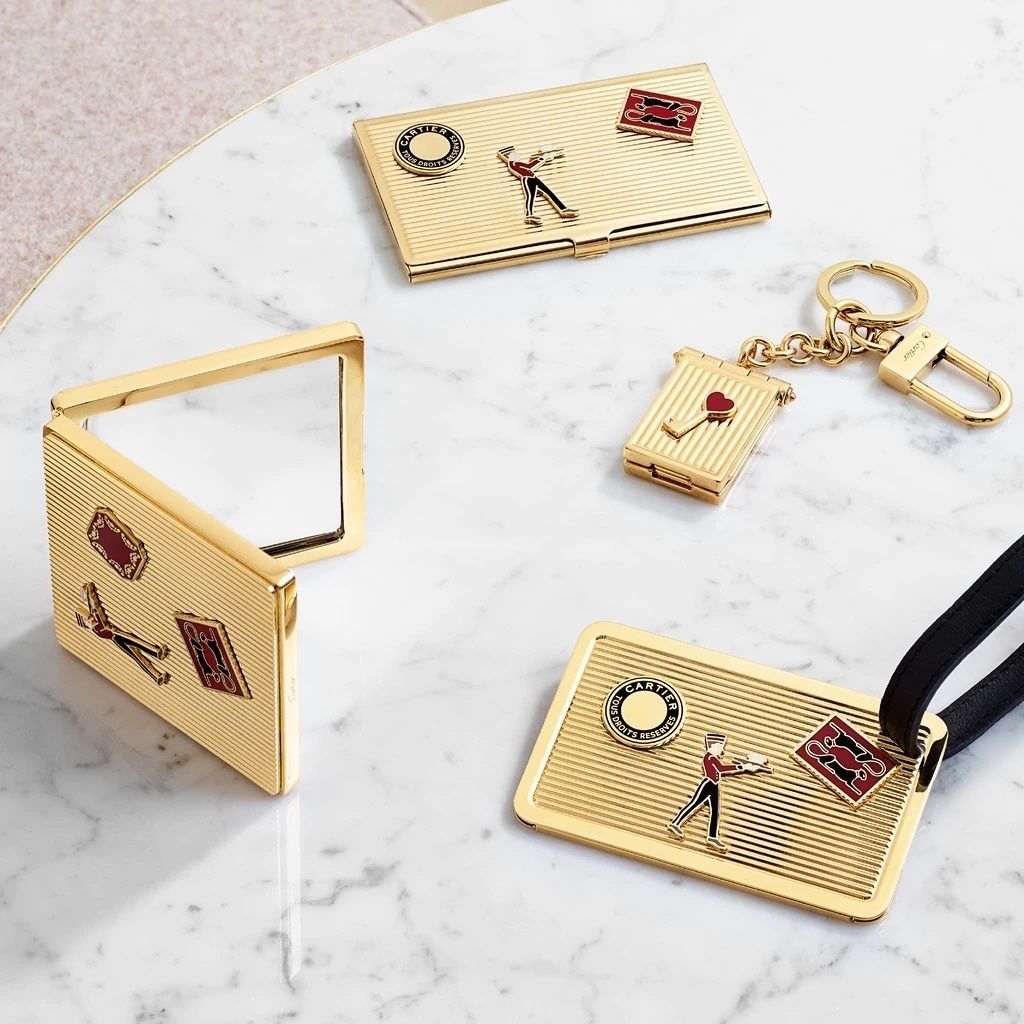 カルティエ】 ディアボロ ドゥ カルティエ ポケットミラー (Cartier/鏡 ...