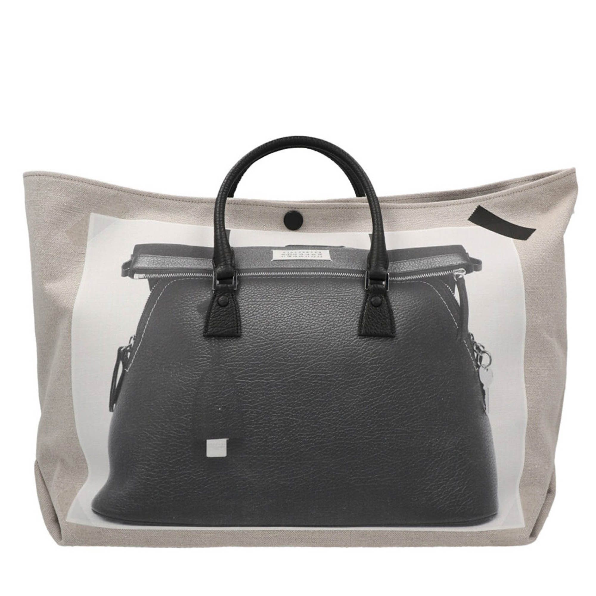 関税込MaisonMargiela 5ACプリント キャンバス ショッパーバッグ 関税込MaisonMargiela 5ACプリント キャンバス ショッパーバッグ