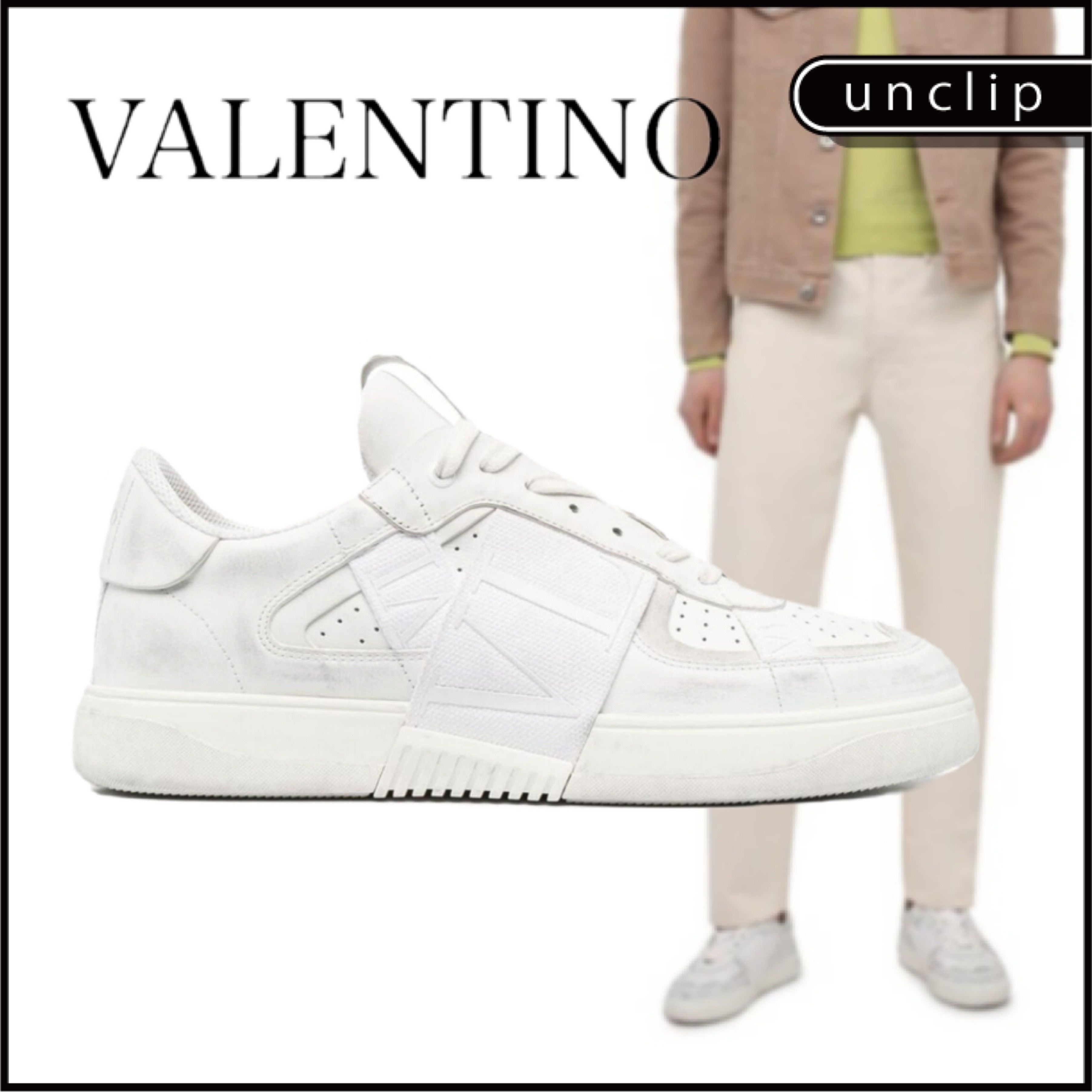 VIP仕入れ 【VALENTINO】 VL7N リボン ローカット スニーカー ...
