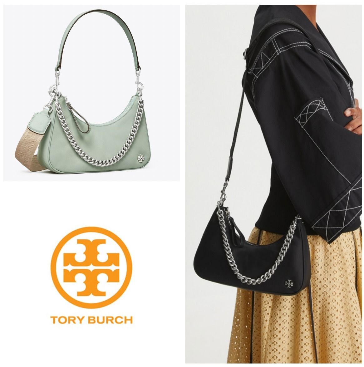 Tory Burch】151 マーサー スモール クレセントバッグ (Tory Burch Tory Burch】151 マーサー スモール クレセントバッグ (Tory Burch