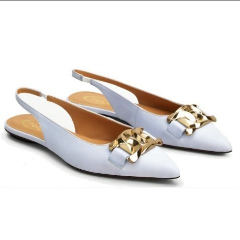 日本未入荷! TOD'S レザースリングバック バレリーナ (TOD'S/フラット ...