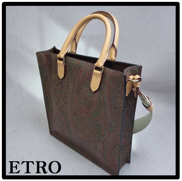 ☆送料・関税込☆ETRO☆エトロ ペイズリー トートバッグ☆ (ETRO