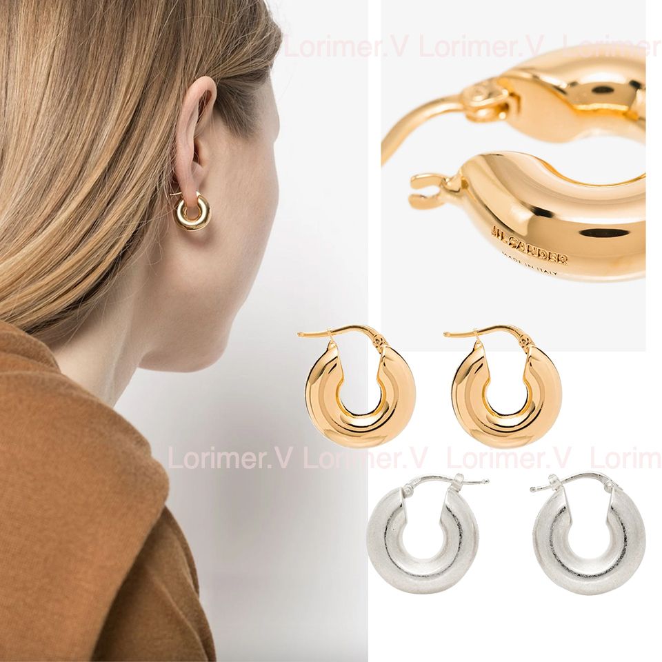 ☆関税込み【JIL SANDER】スモール フープ ピアス (Jil Sander/ピアス ...
