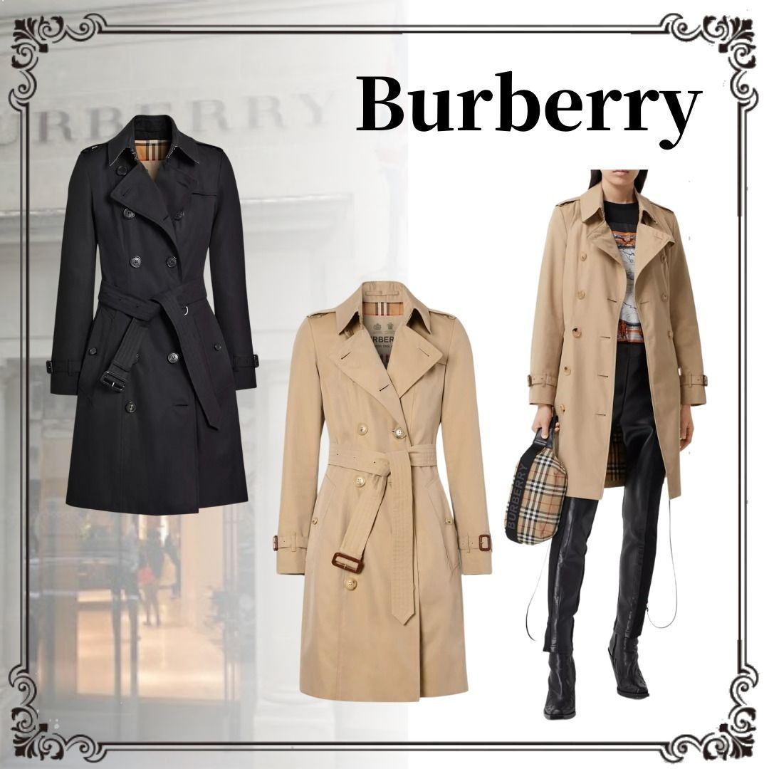 Burberry】ミッドレングスチェルシーヘリテージトレンチコート