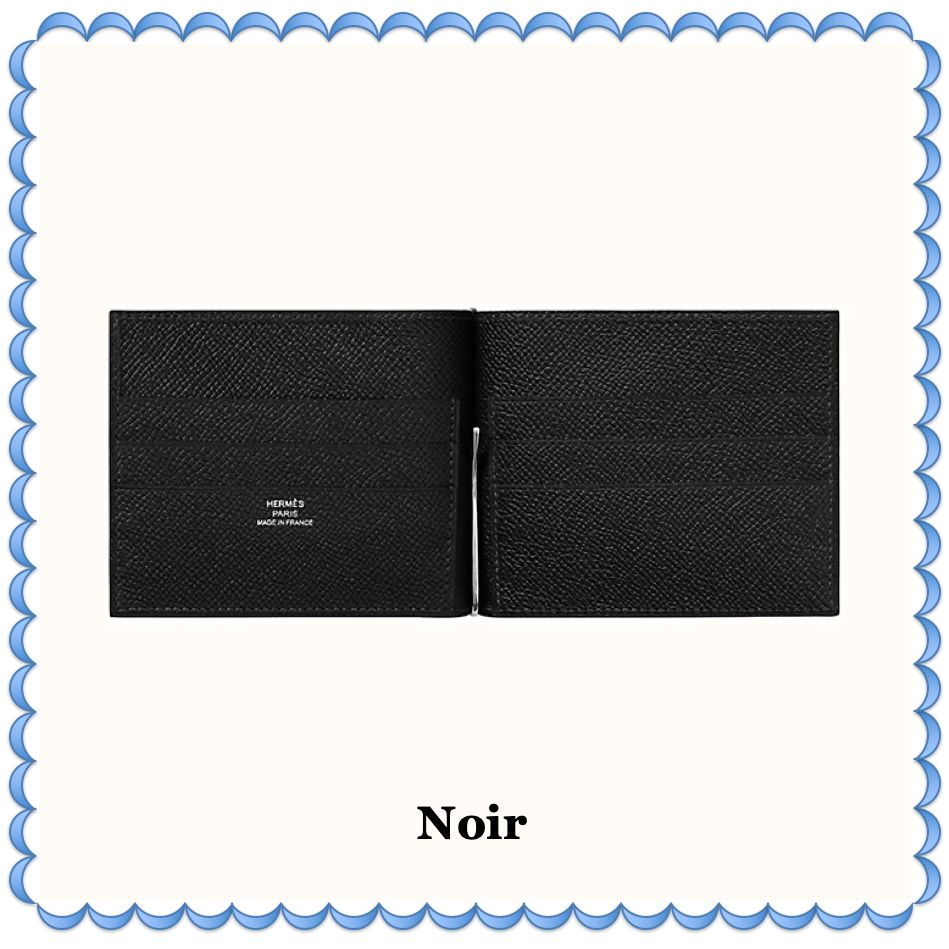 HERMES 財布 マネークリップ Poker Compact wallet 直営店包装