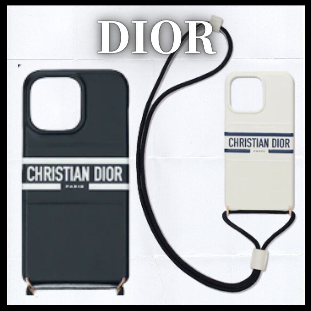 DIOR☆IPHONE 13 PRO用ケース ディオールバイブコード付き (Dior ...