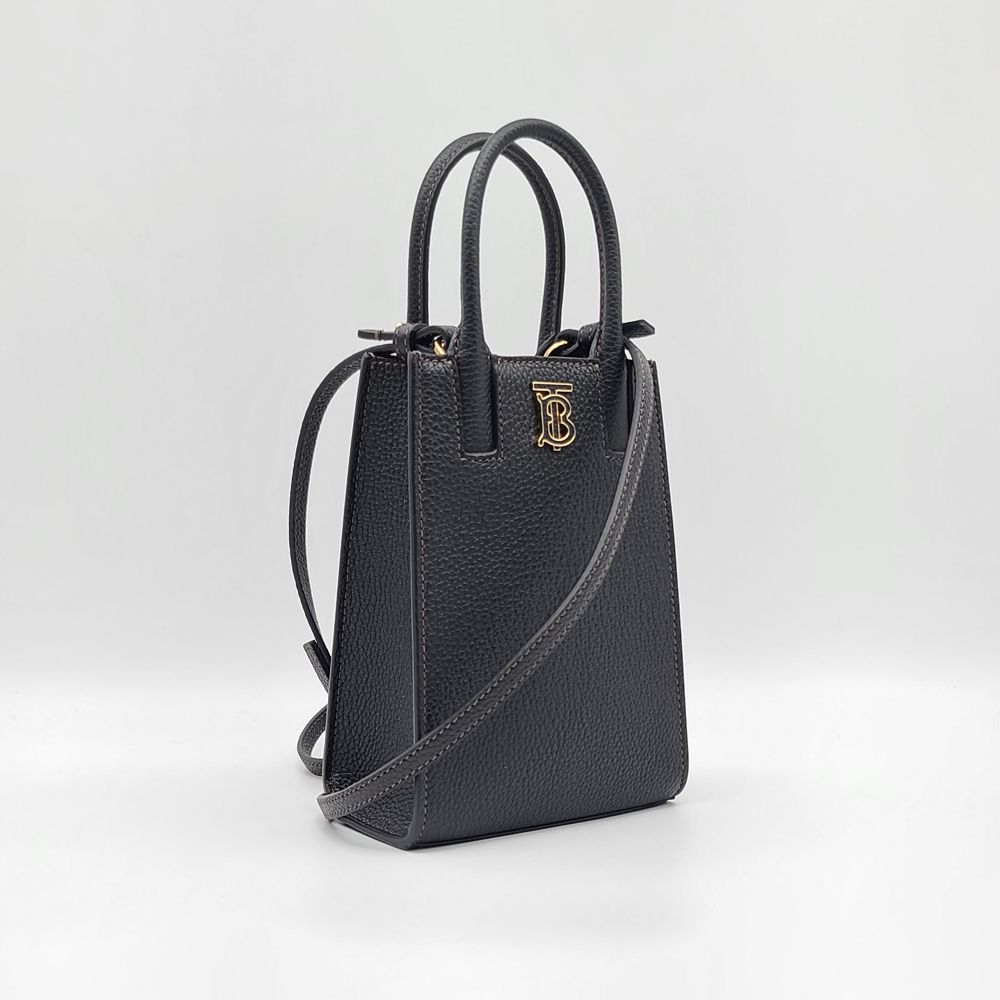 Burberry正規品/関税送料込み MN FRANCES トートバッグ BURBERRY】 FRANCES MICRO GRAINY LEATHER TOTE BAG (Burberry