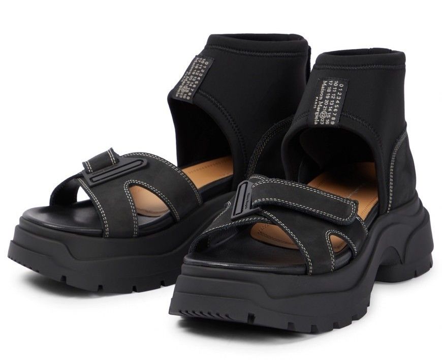 関税送料込【Maison Margiela】 レザー スキューバ サンダル (Maison