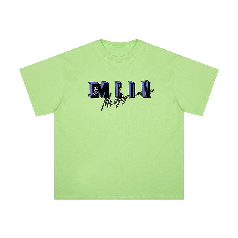 MEDM 半袖 Tシャツ ロゴ 大人気 ルーズ 男女兼用 MEDM 半袖 Tシャツ ロゴ 大人気 ルーズ 男女兼用 (MR. ENJOY DA