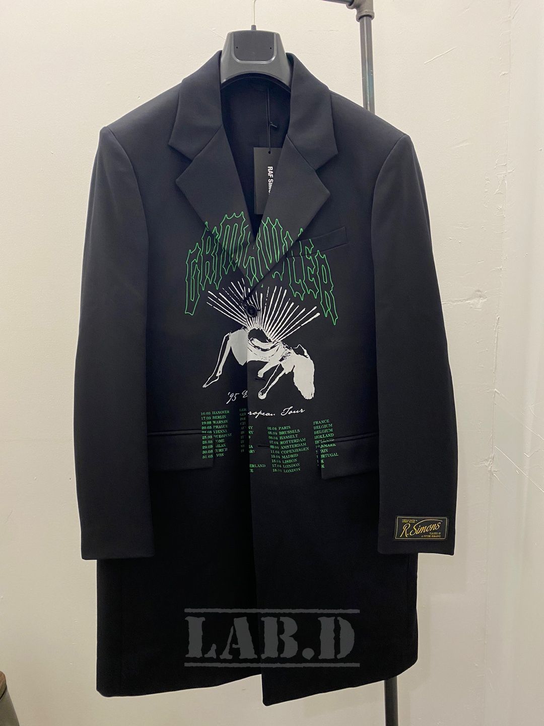 RAF SIMONS MIRROR付きコート