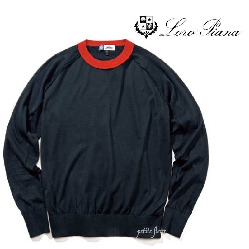 Loro Piana 2022SS 雑誌掲載 ニット コラボ 藤原ヒロシ 長袖 2色 (Loro 購入オンラインストア 新品 ロロピアーナ 藤原ヒロシ ニット M ニット/セーター