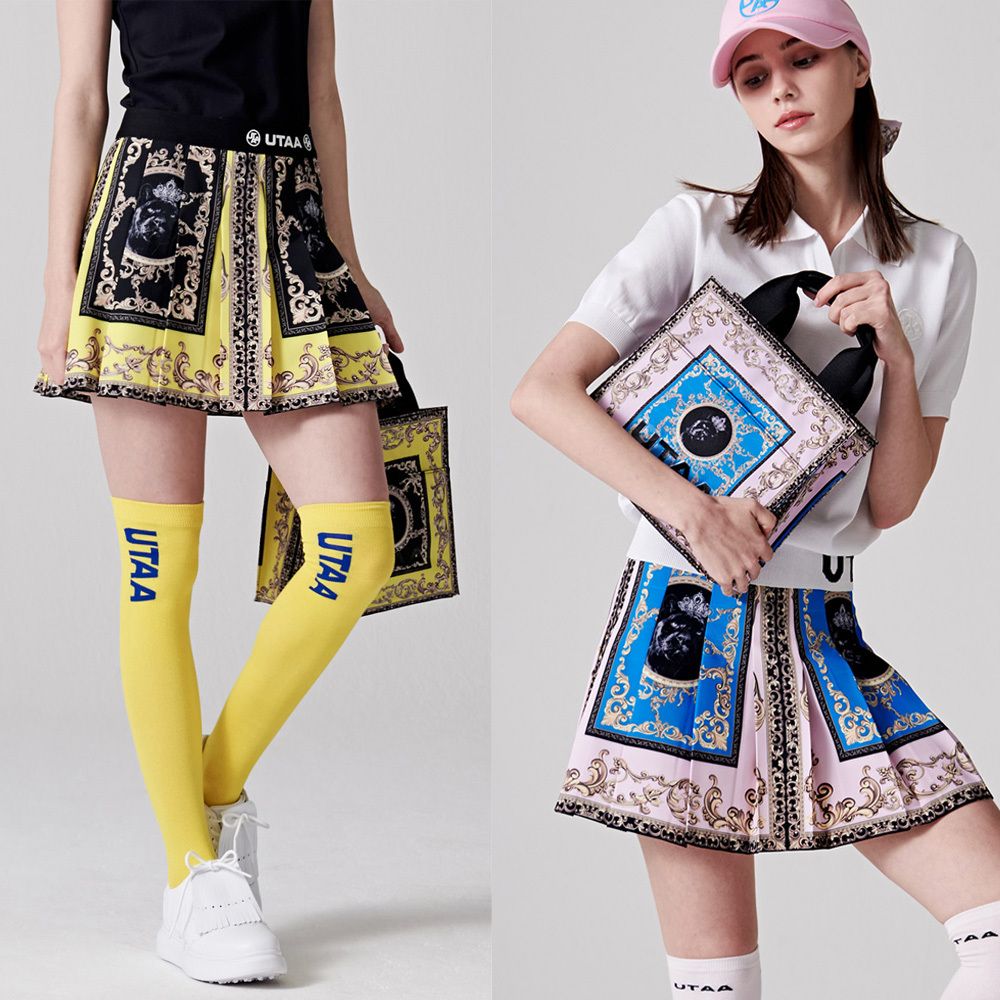 UTAA☆プレミアムゴルフウェア Neon Baroque Short Skirt (UTAA 