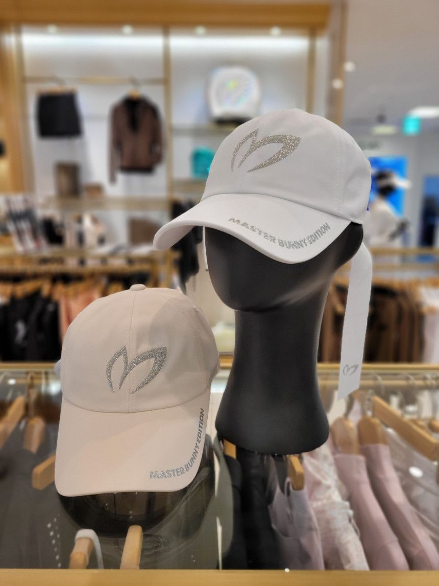 22SS*新作□グリッターシンボル 後ろリボン キャップ帽子/MASTER 22SS*新作□グリッターシンボル 後ろリボン キャップ帽子/MASTER