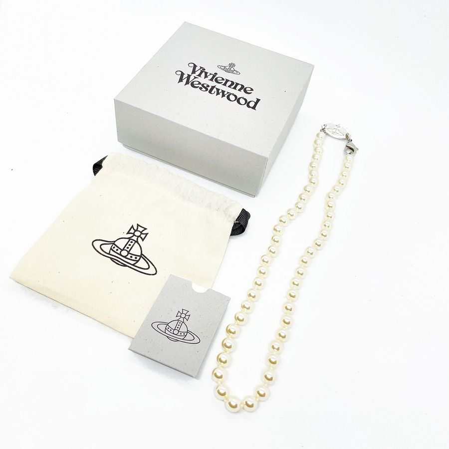 即発OK&送料関税込◇VIVIENNE WESTWOOD Stuart パールネックレス