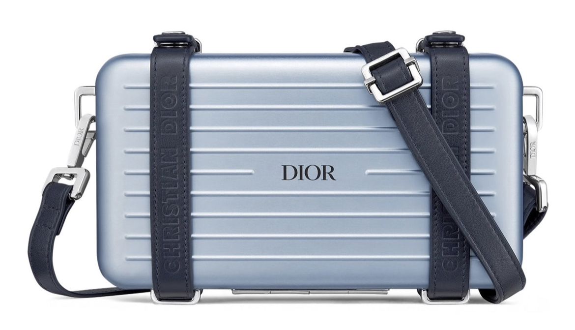 関税込 Dior x RIMOWA Clutch Strap ショルダーバッグ Aluminium (Dior 