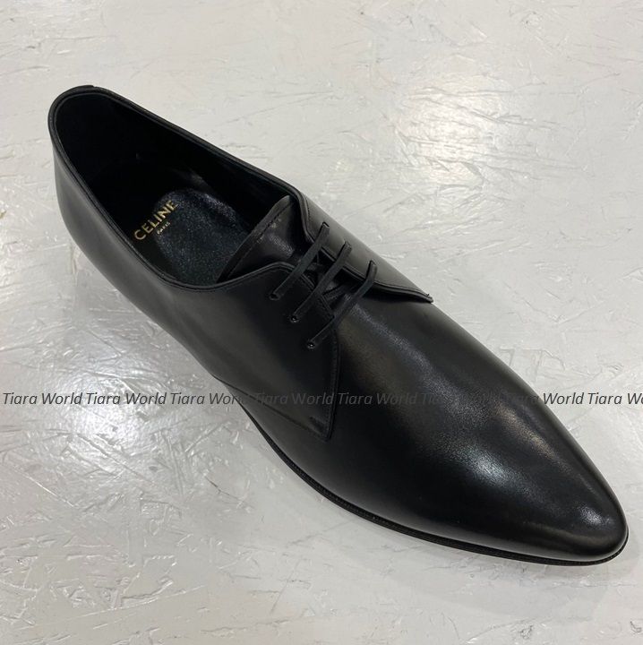 CELINE□JACNO DERBY ダービー シャイニーカーフ ブラック (CELINE
