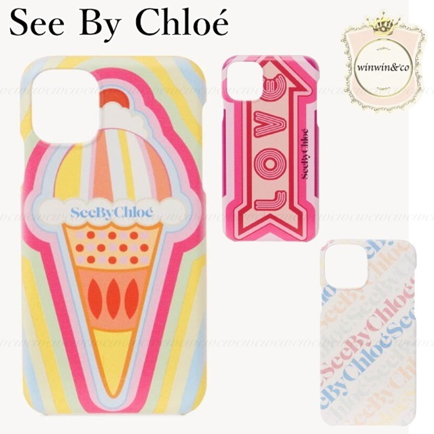 See By Chloe Sale 国内発 アイスクリーム Iphoneケース See By Chloe Iphone スマホケース Buyma