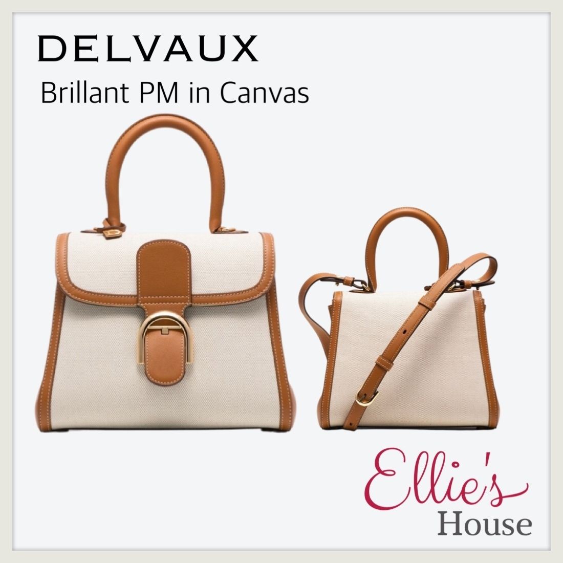 直営店買付 デルヴォー ブリヨン DELVAUX Brillant PM in Canvas ...