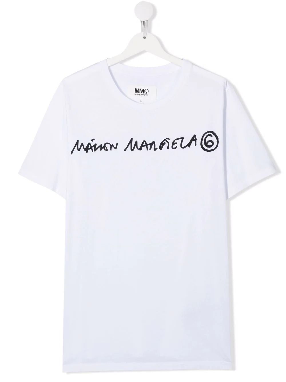 ☆キッズ用☆】Maison Margiela Kids ロゴ Tシャツ 黒 白 (MM6 Maison ...