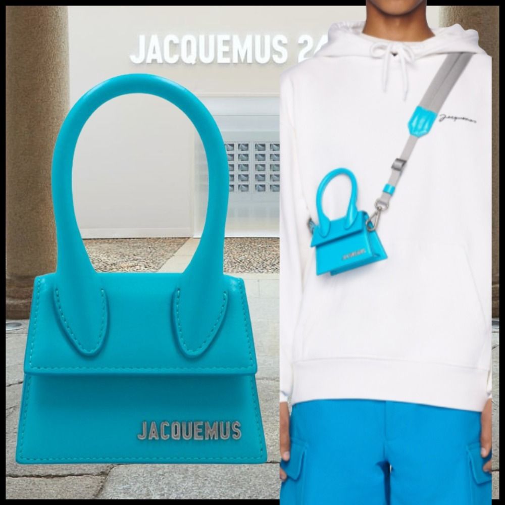 人気ブランドバ40代 JACQUEMUS ライトブルー ショルダーバッグ バッグ
