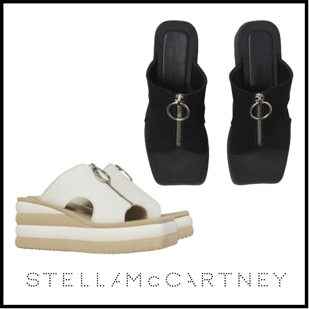 Stella McCartney Scuba Platform スライド サンダル (Stella 売り切れ必至! 【新品】STELLA MCCARTNEYスキューバプラットフォームスライド サンダル