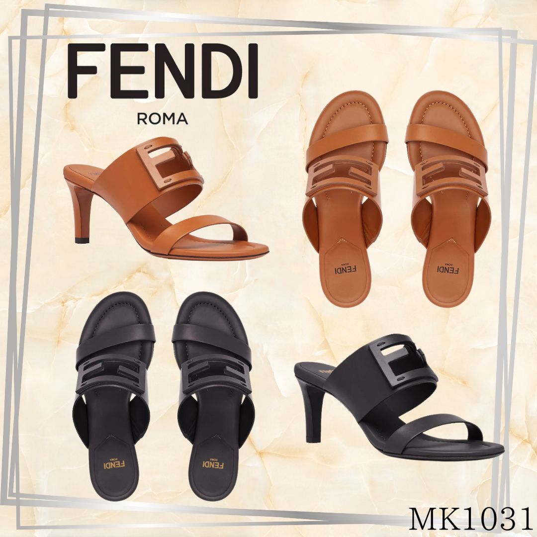 FENDI】☆正規品☆ バゲット レザー サンダル (FENDI/サンダル FENDI】☆正規品☆ バゲット レザー サンダル (FENDI/サンダル