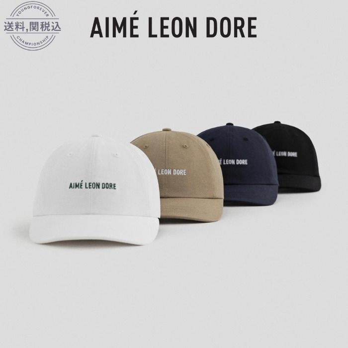 Aime Leon Dore エメ レオン ドレ コットン ロゴ キャップ 人気 (AIME お気にいる Leon Aimé Dore Sweatpants ドレ Logo レオン エメ その他