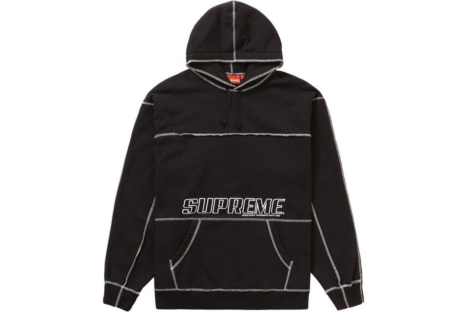 シュプリーム☆カバーステッチロゴフーディ/パーカー (Supreme