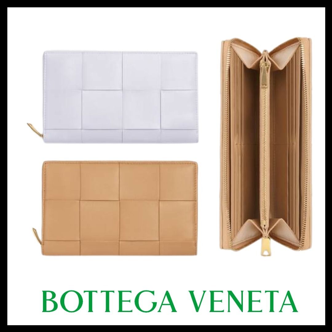 BOTTEGA VENETA】ナッパのジップアラウンドウォレット(2色) (BOTTEGA BOTTEGA VENETA】ナッパのジップアラウンドウォレット(2色) (BOTTEGA