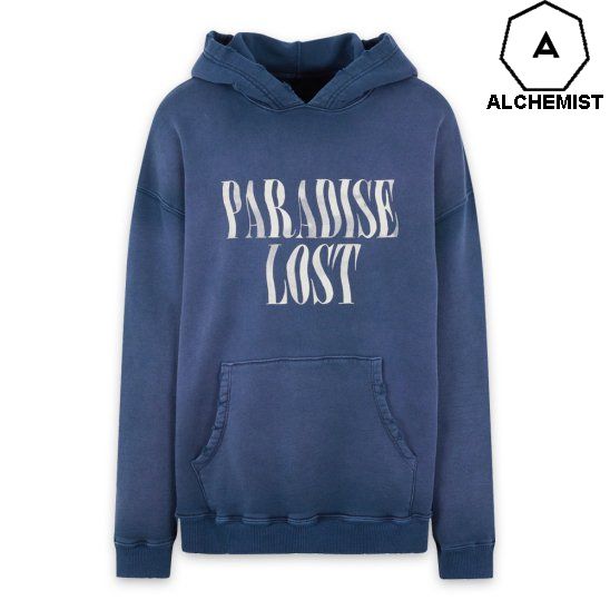 即送 ALCHEMIST アルケミスト ダメージ加工 PARADISE フーディ 専門店では ダメージパーカー alchemist パーカー