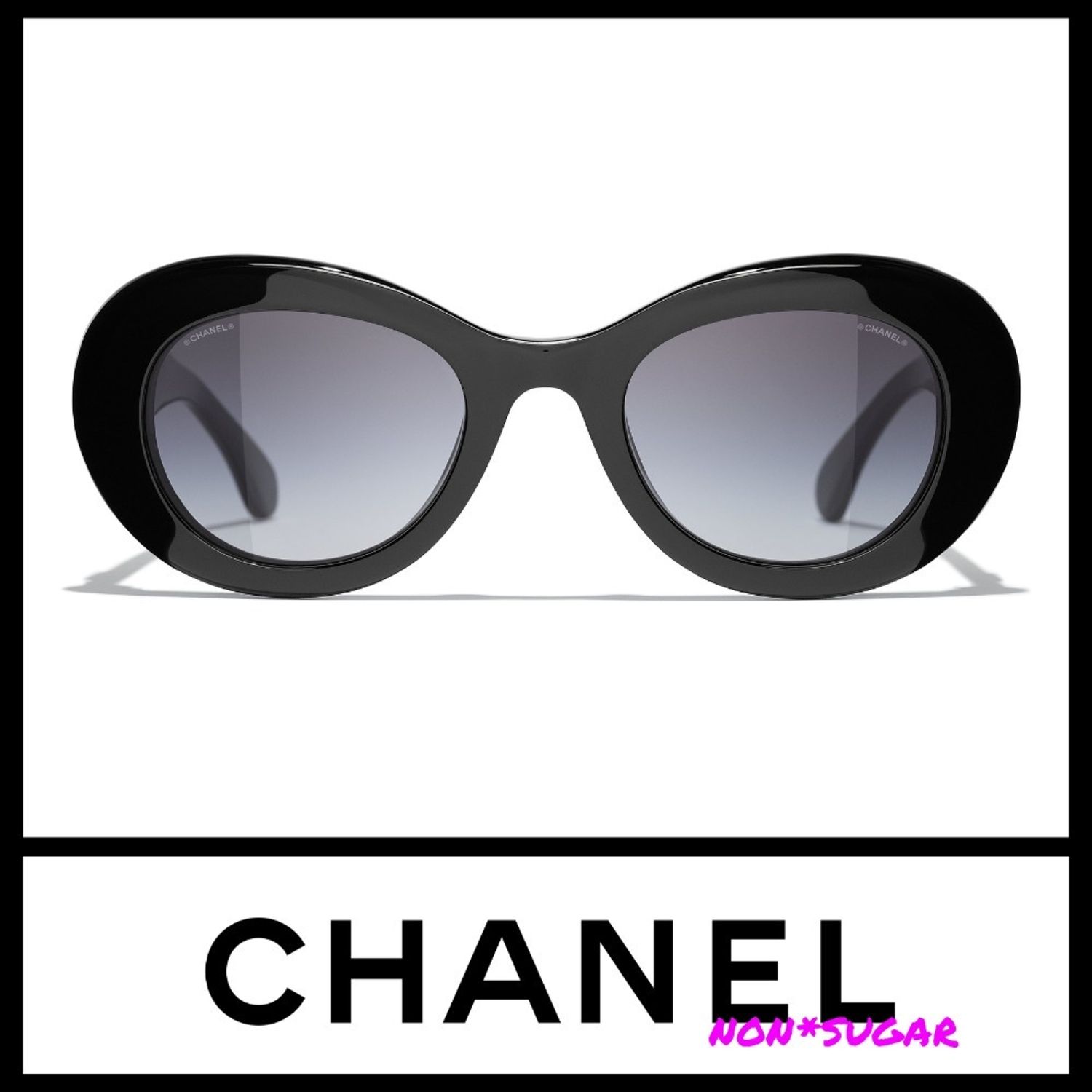 関税込 Chanel オーバルサングラス 5469b Chanel サングラス Ref 5479 C622 S6 Buyma