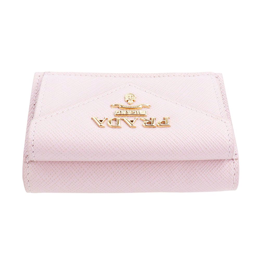 PRADA ミニ財布 SAFFIANO バイカラー レター3つ折り財布 豆財布 (PRADA/折りたたみ財布) 1MH021 QWA  F068Z【BUYMA】