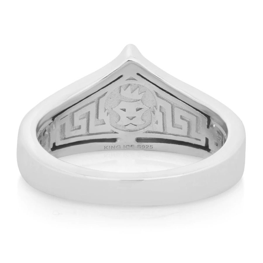 送税込【King Ice】TRILLION-CUT SIGNET RING 指輪 (2色) 国内発 Trillion-Cut Signet Ring | Hip Hop Rings | King Ice