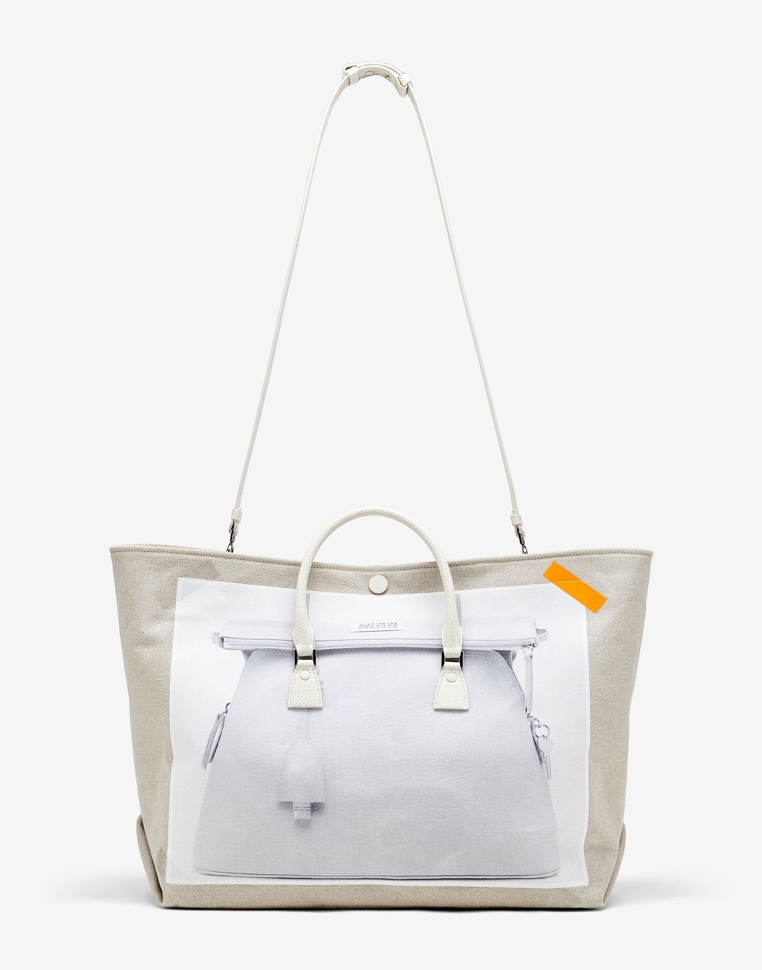Maison Margiela 5AC プリント ショッパーバッグ (送料/関税込 Maison Margiela 5AC プリント ショッパーバッグ (送料/関税込