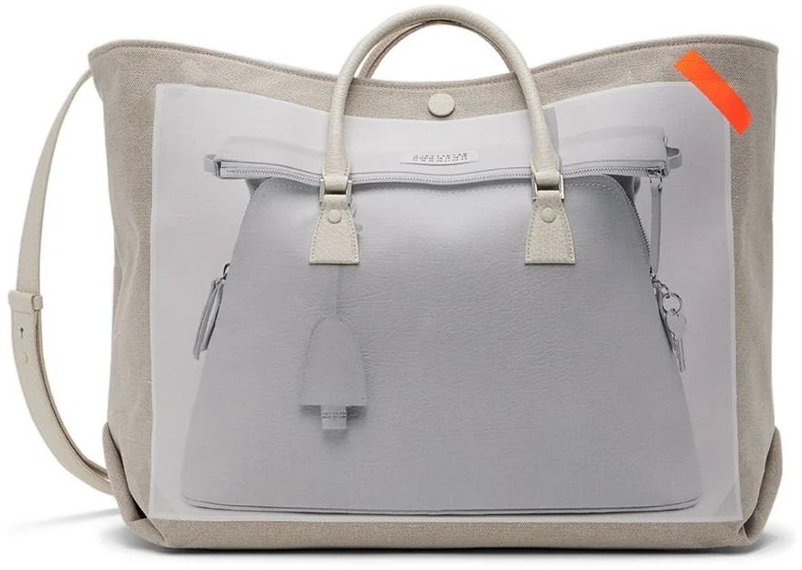 Maison Margiela 5AC プリント ショッパーバッグ (送料/関税込 Maison Margiela 5AC プリント ショッパーバッグ (送料/関税込