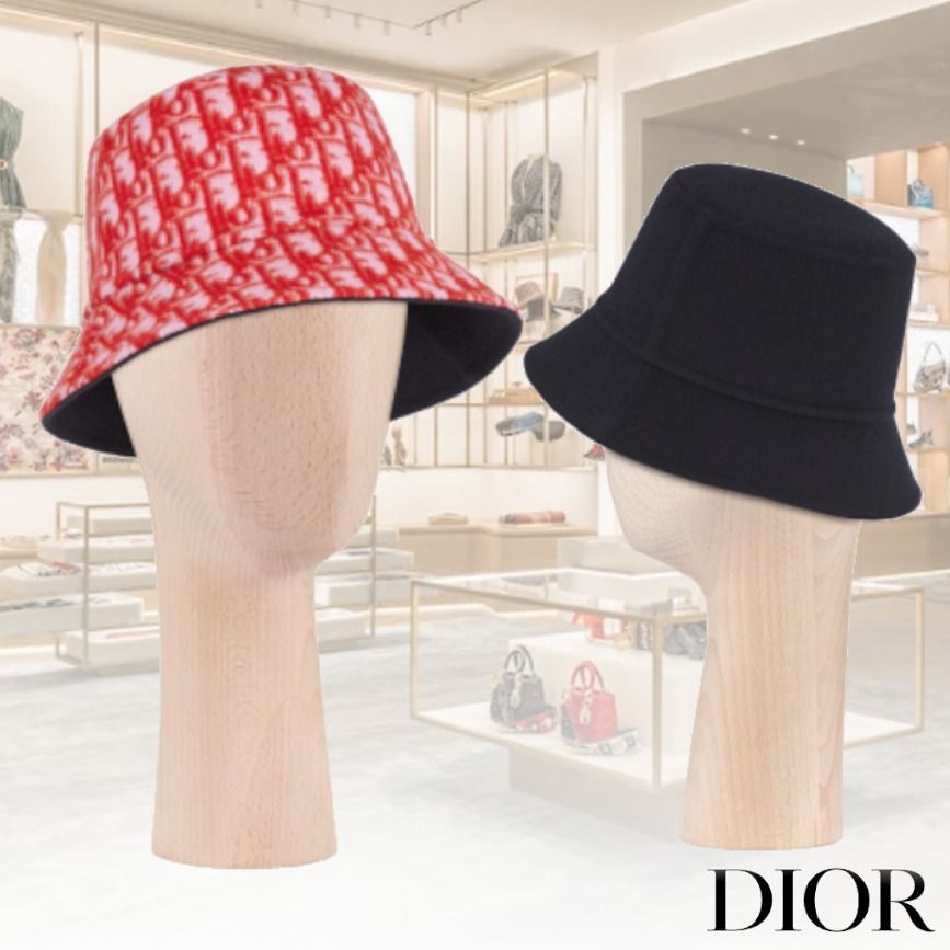 希少 DIOR ディオール CHIC ボブハット リバーシブル 帽子 (Dior