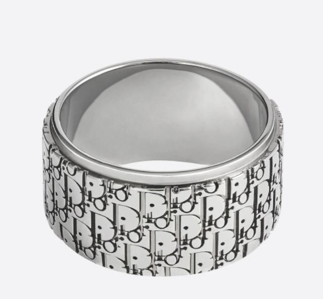 すぐ届く ディオール 人気 オブリーク シルバー リング 指輪 (Dior ...