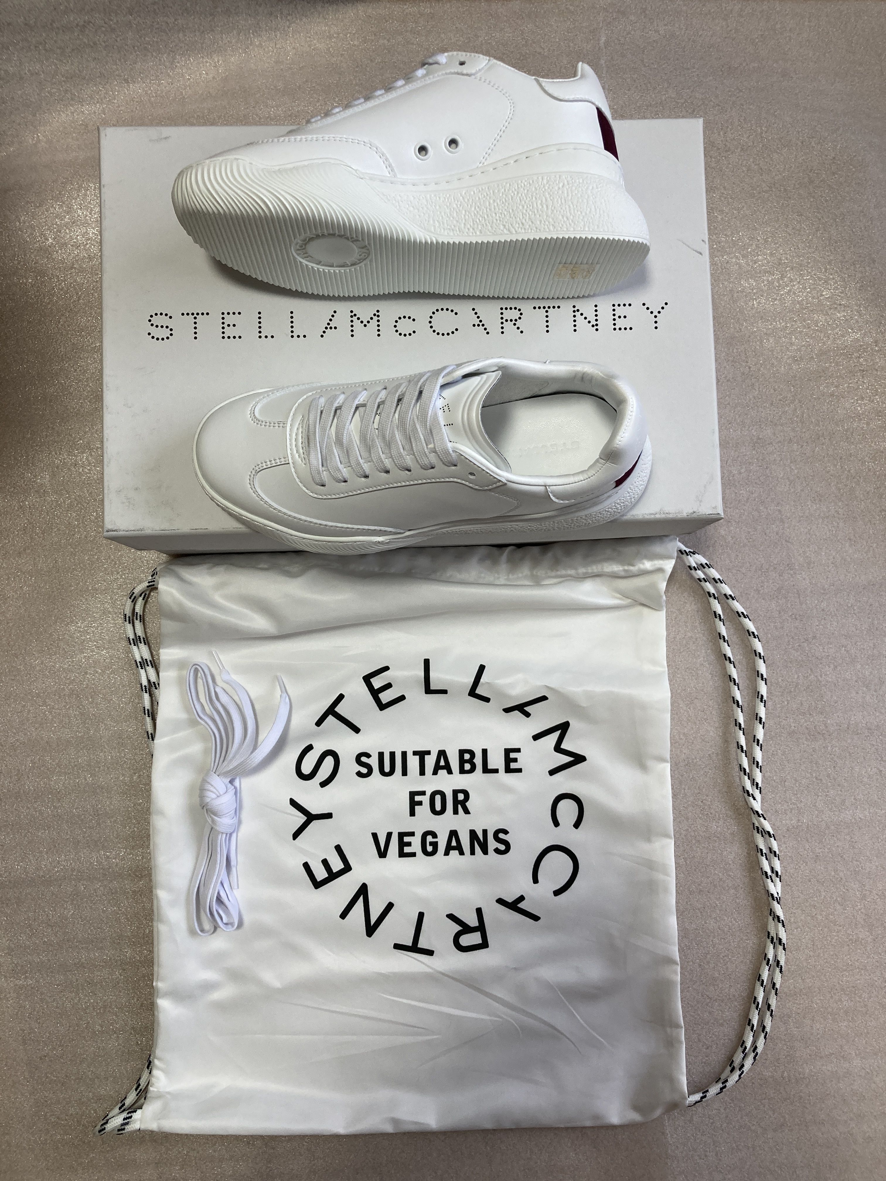 関税込Stella McCartney ループ レースアップ スニーカーズ