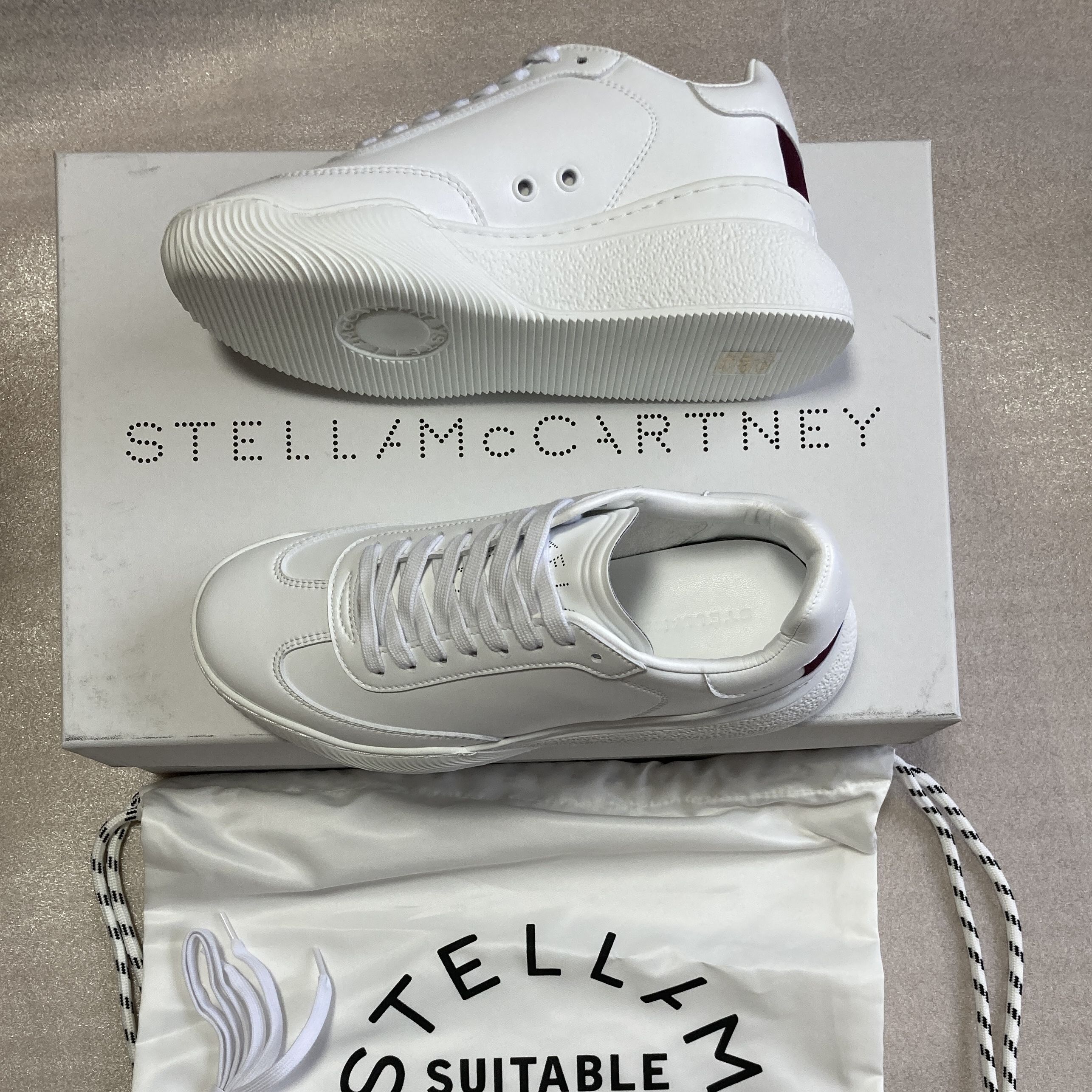 関税込Stella McCartney ループ レースアップ スニーカーズ