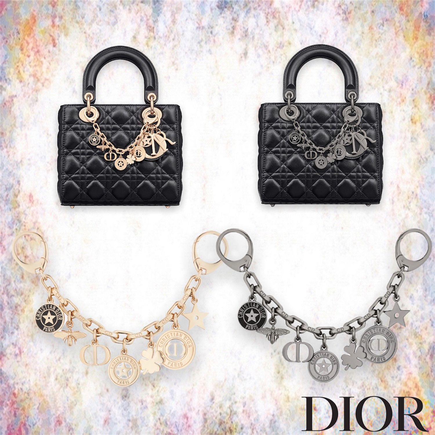 Dior 可愛い バッグチャーム30montaigne Dior バッグチャーム V0981mtglq D307 V0981mtglq D801 Buyma