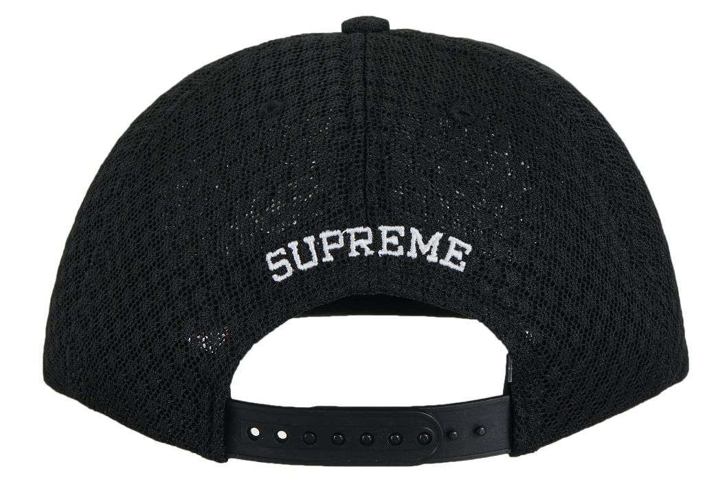 Supreme】クラシックロゴフランネル素材チェック柄キャップ 赤×黒