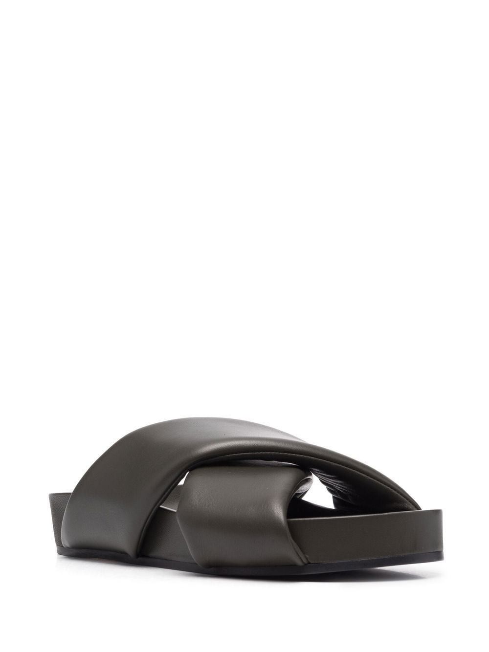 送料関税込】クロスストラップ レザーサンダル - alfej.com
