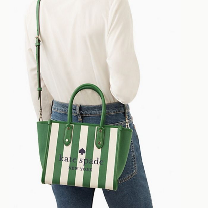 匿名配送】可愛☆kate spade ストライプ ジャカード トートS (kate 匿名配送】可愛☆kate spade ストライプ ジャカード トートS (kate